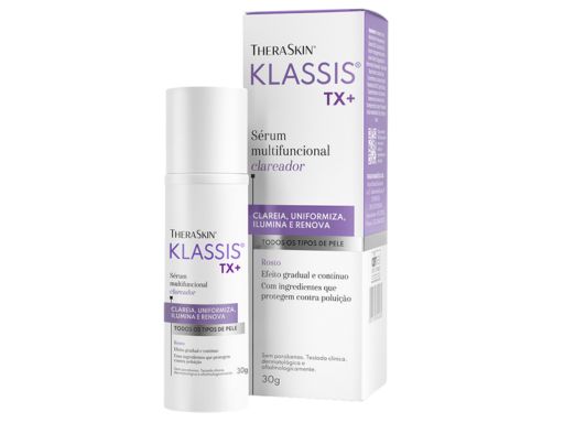 Princípios ativos para clarear manchas: ácido tranexâmico de Klassis® TX+