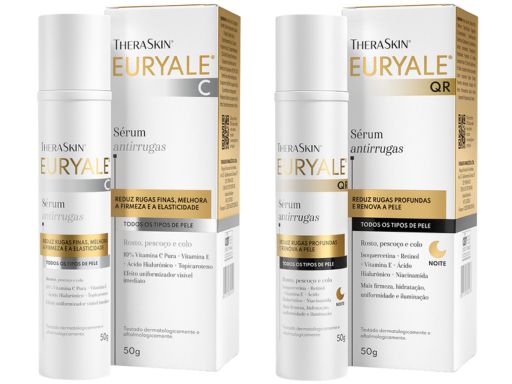 Principais tratamentos para rugas - Cremes e séruns - Linha Euryale® TheraSkin®